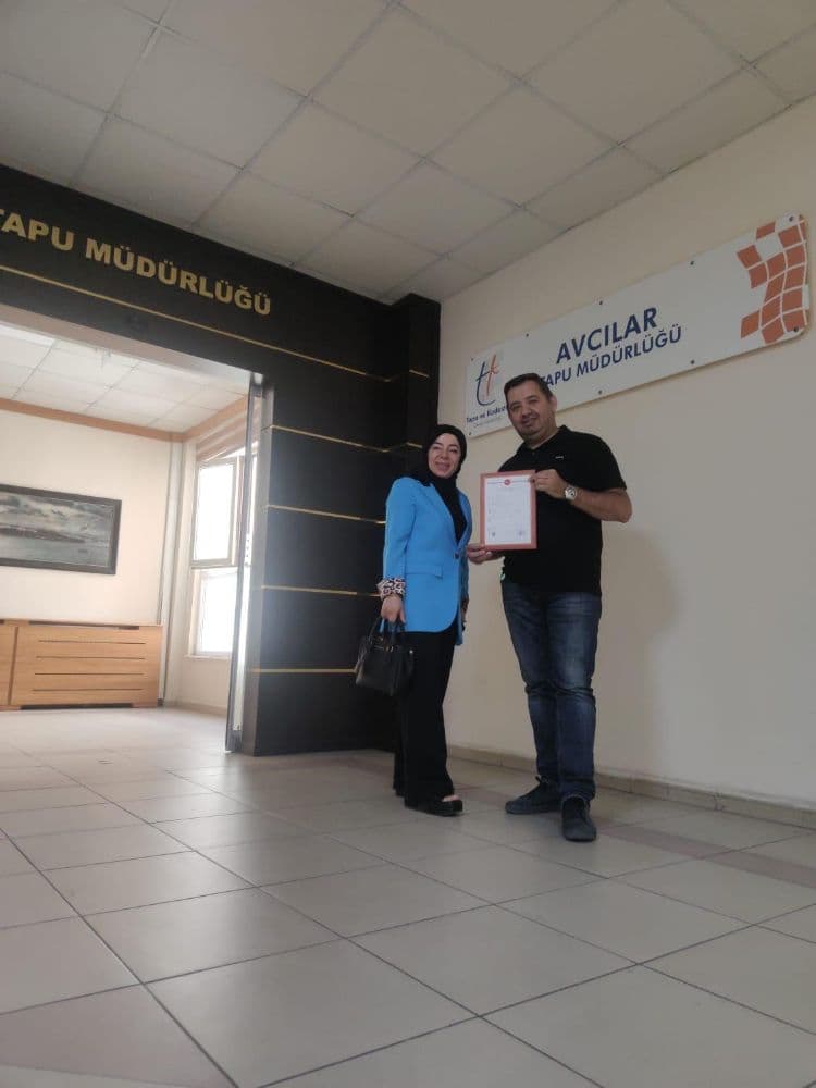 Tapu teslim gününden bir kare (3)