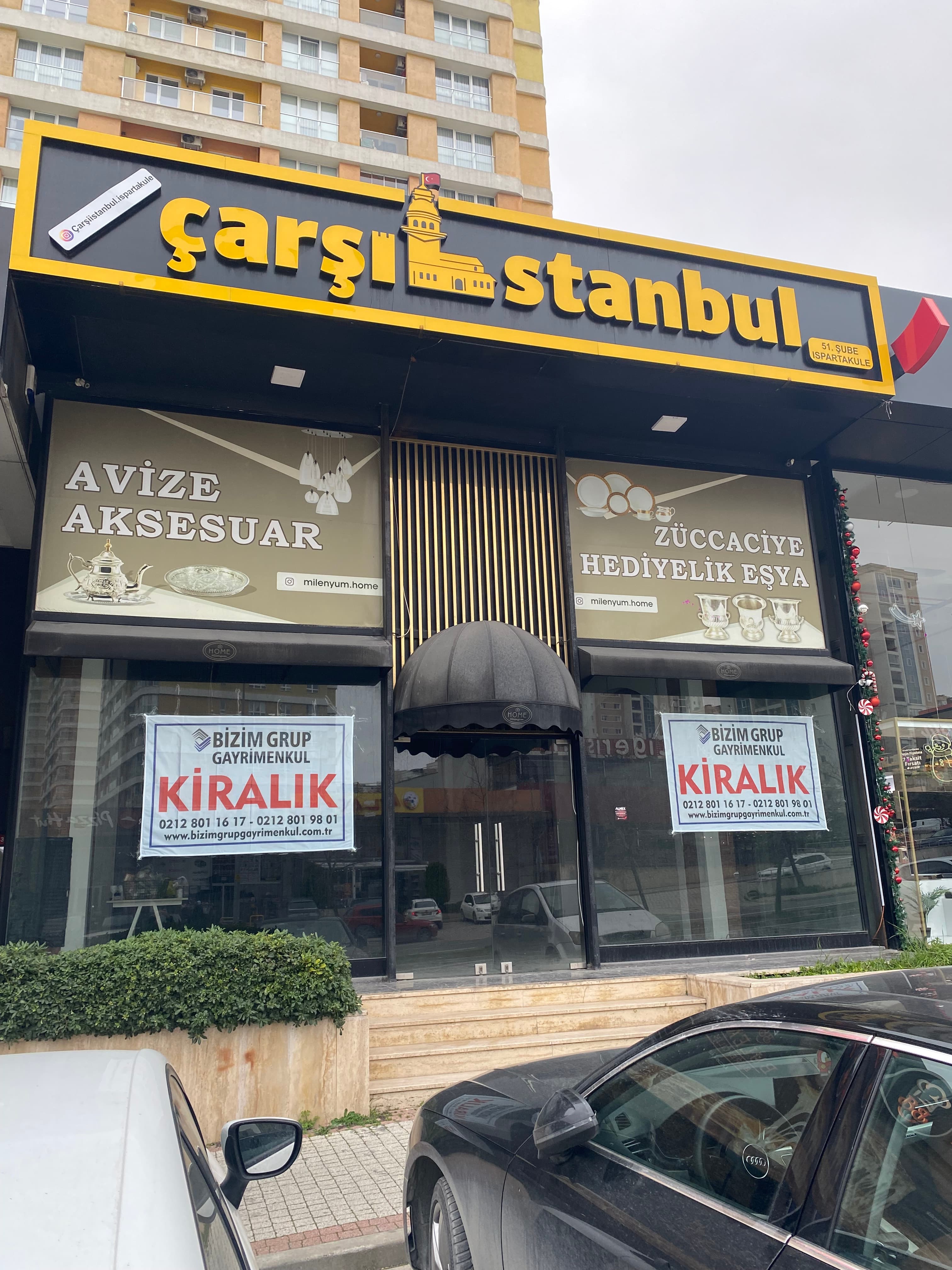 Ispartakule Bulvar Geniş Cepheli Şerefiyeli Dükkan - Fotoğraf 1