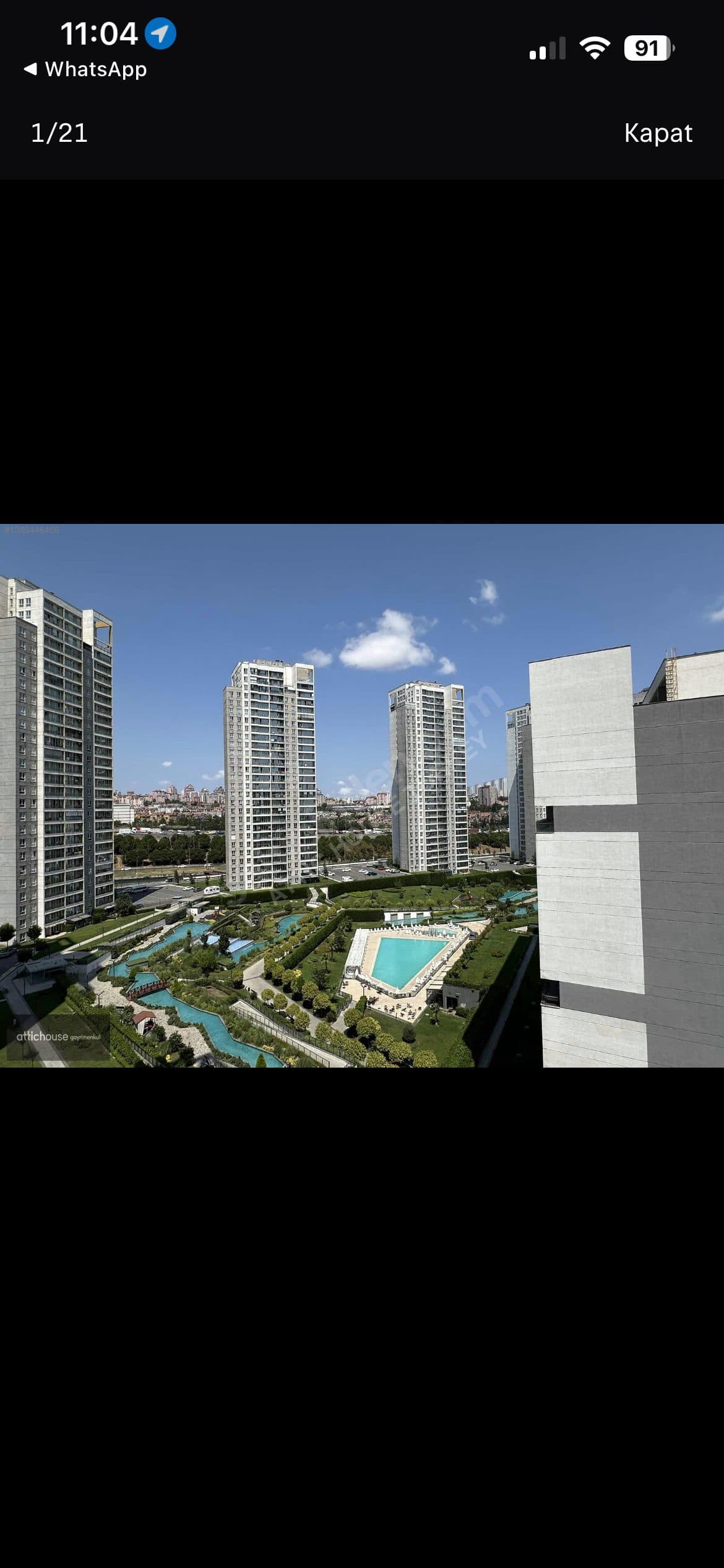 Göl Panorama Evlerinde Satılık 2+1 Boş Daire - Fotoğraf 1