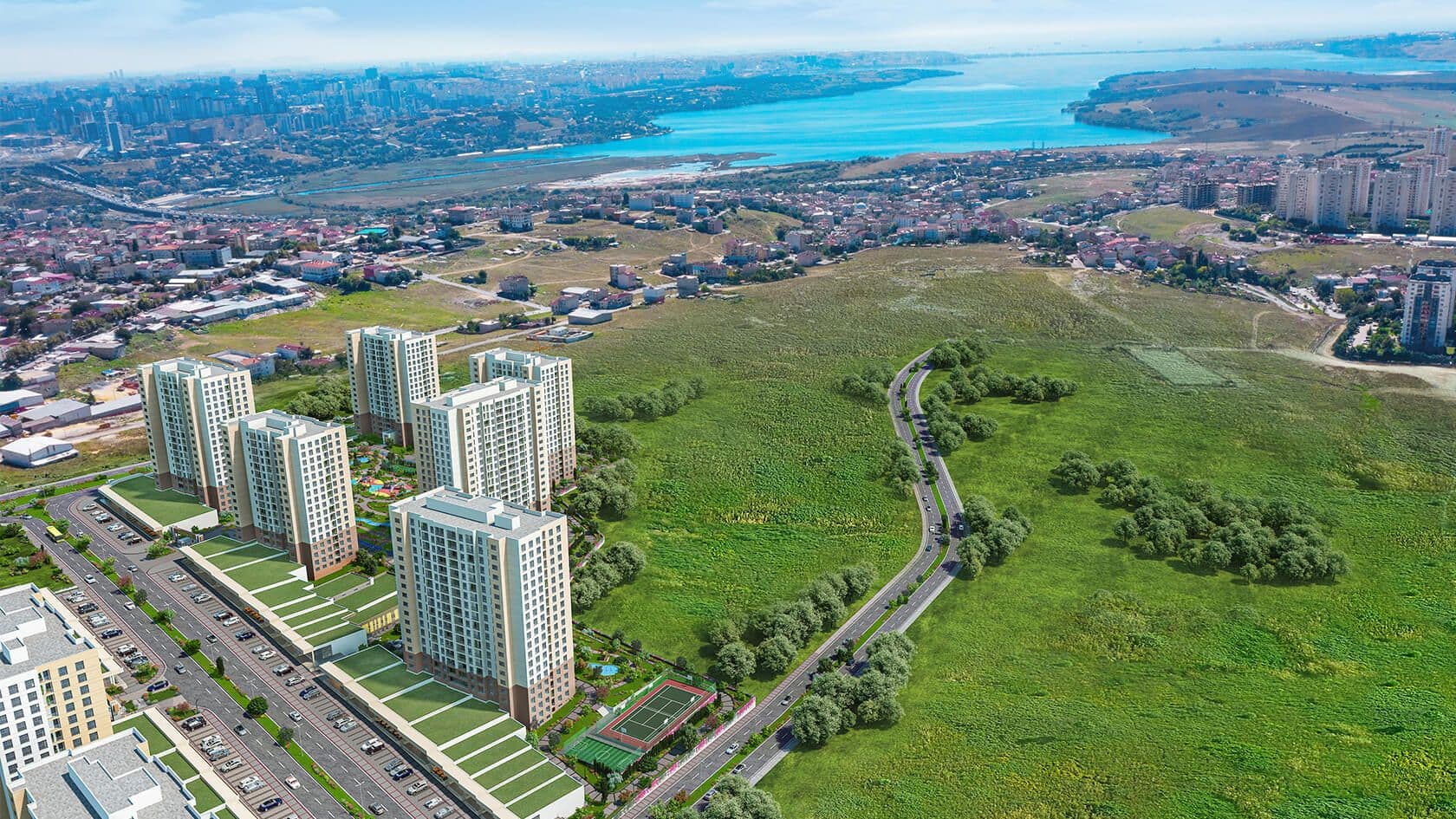 Bizimevler 11 Fırsat 3+1 Ful Göl Deniz Manzara - Fotoğraf 1