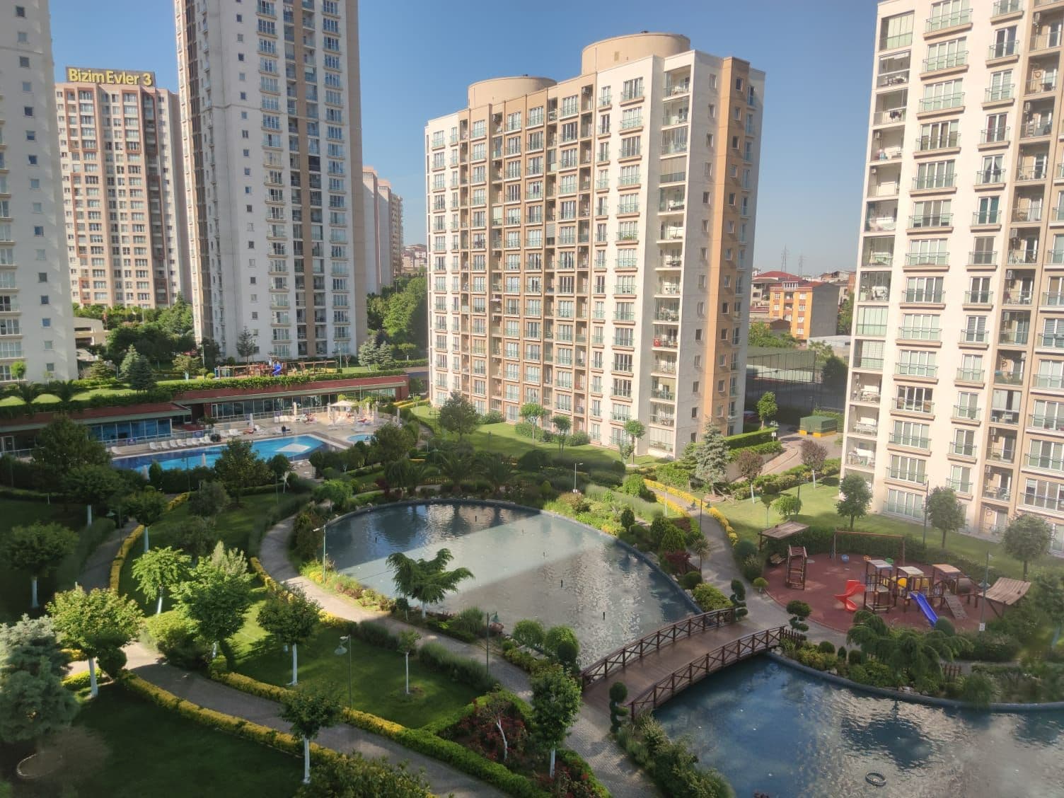 Avrupa Konutları 3. Etap Full Peşyalı Daire Peyzaj