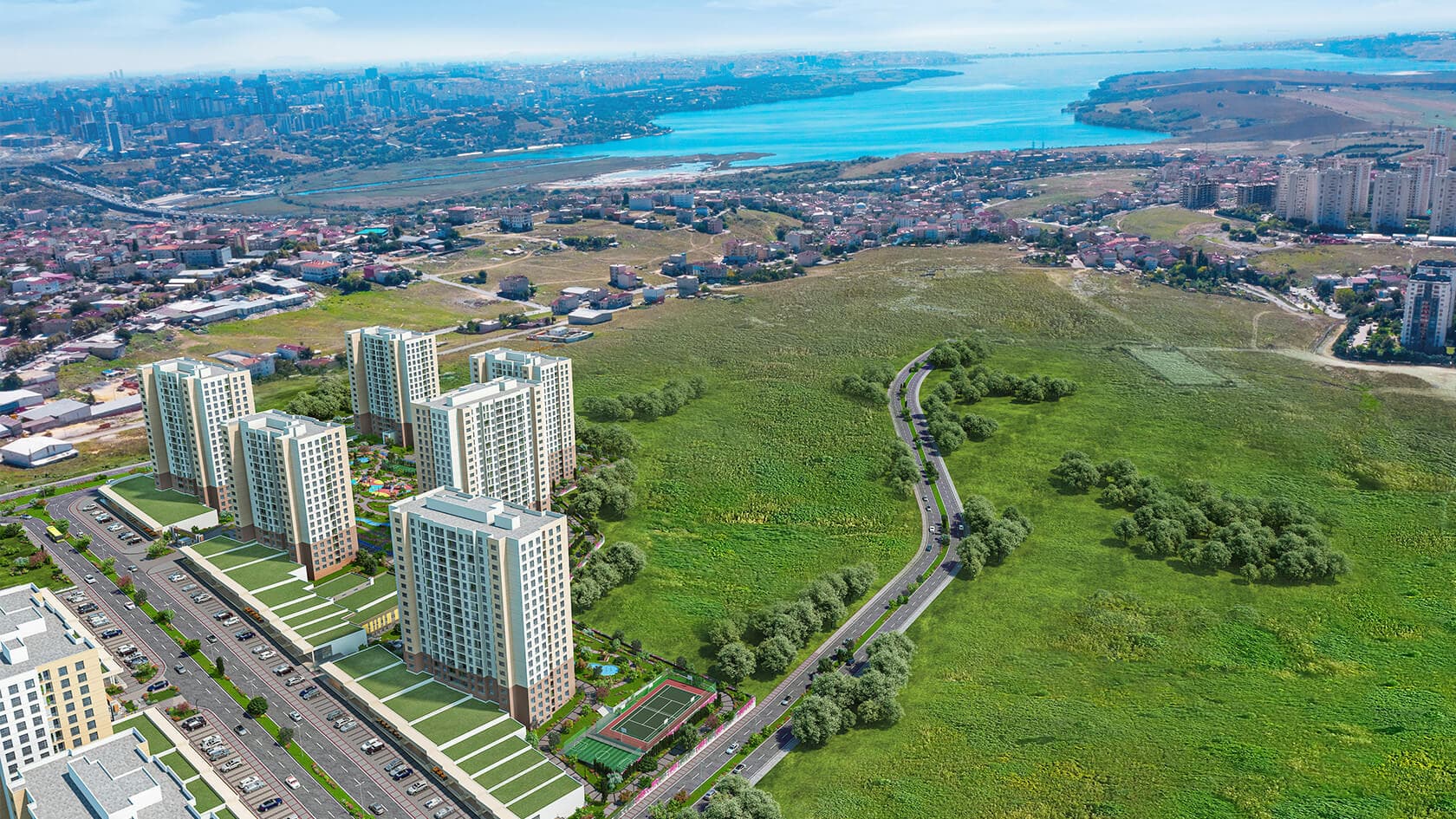 Bizim Evler 11 Göl Ve Peyzaj Manzaralı 3+1 Satılık - Fotoğraf 1