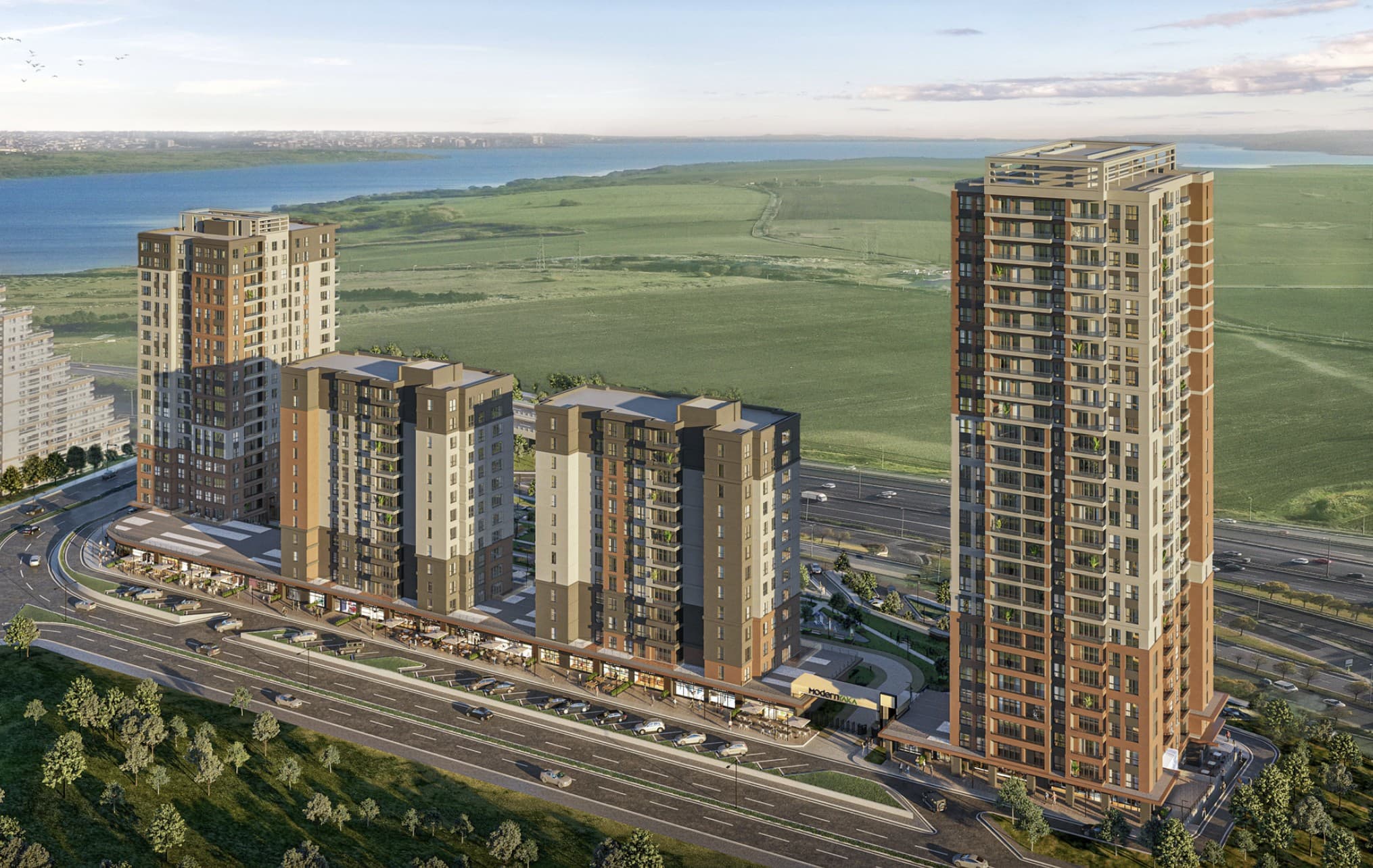 Modern Yaka Da 3+1 Satılık Daire - Fotoğraf 1